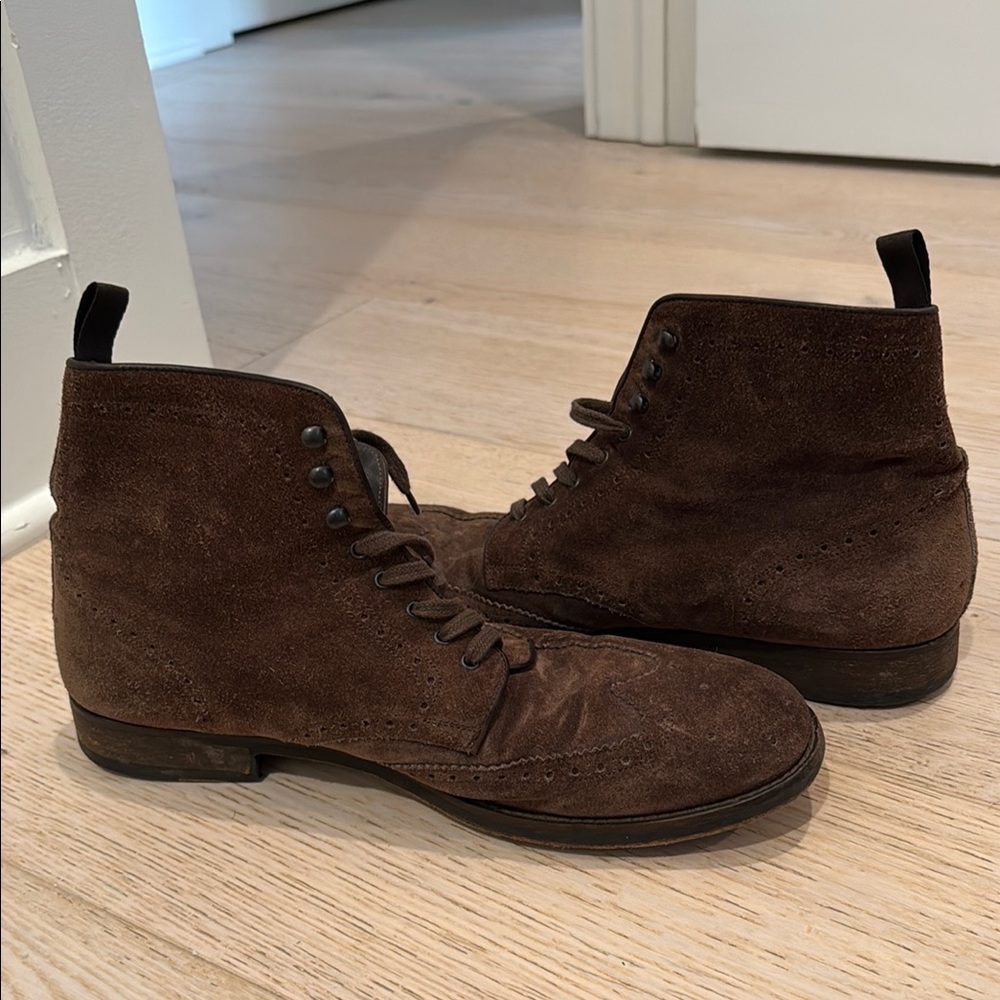 To Boot Brown Chukka Boots Suede Classic
